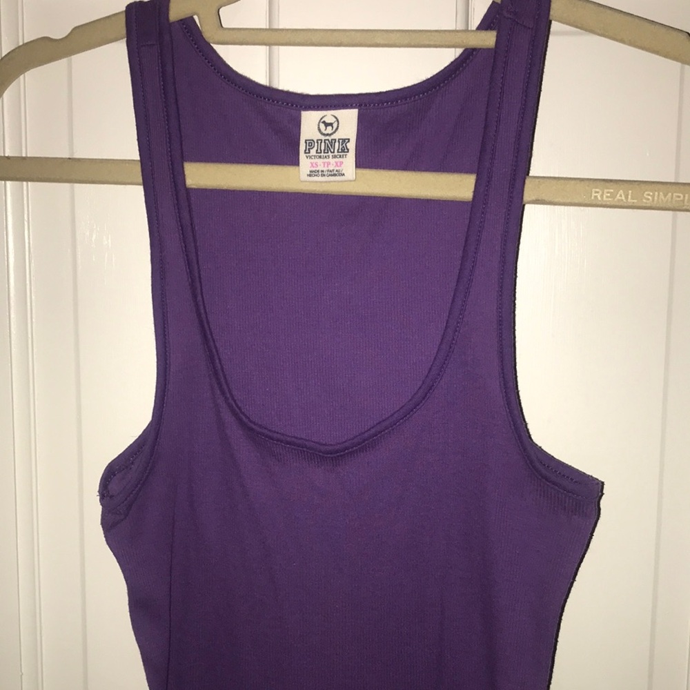 Victoria Secret PINK Purple Tank Top. Size XS